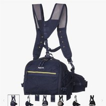 네파(정상) [네파]JAMES 제임스 3WAY힙색 9L 7IC7507, BLACK(199)