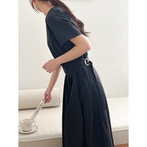 애견 미용사 옷 미용 가운 미용복 유니폼 원피스, 시크블랙, Free