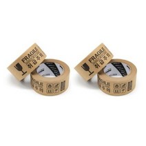 에코앤드 크라프트 분리수거 일괄배출 테이프 50mm x 40m, 취급주의, 4개