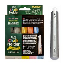 문교 집게식 멀티초크홀더 5본 리미티드에디션팩 분필홀더, 초크홀더, 4개