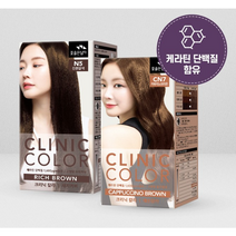 꽃을든남자 크리닉 칼라 염색제, O7 오렌지브라운, 2개입