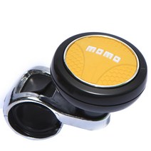 자동차 스티어링 휠 부스터 볼 터닝 버스화물 노동 절약 베어링 유형 다기능 보조 스티어링 기어 유니버설, 큰 구경 부스터 볼 momo 노란색