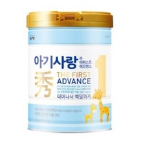 아기사랑수 더퍼스트 어드밴스 분유 1단계, 750g, 17캔