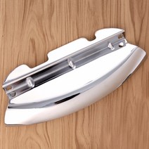 호환 할리데이비슨 오토바이 부품 악세사리 투어링 스트리트 글라이드 로드 킹 flhx flhr 14 15 16 17 18 19 20 모델용 1x 크롬 하부 트리플 트리 윈드