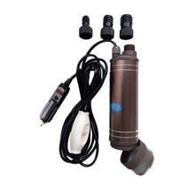 수중펌프 양수기 펌프 소형 휴대용 DC 잠수정 전기 40Lmin12V24V 알루미늄 합금 쉘 디젤 연료 공급 물, cigar lighter 2, 24V