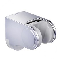 크롬 샤워 헤드 스프레이 홀더가있는 2X 핸드 마운트 핸드 샤워 헤드, 50x50x50mm, 조절 홀더