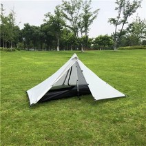 캠핑 텐트 초경량 가족 여행 텐트 더블 레이어 휴대용 방수 피라미드 텐트 한 사람 야외, 1-협력사, 내부 및 외부 텐트