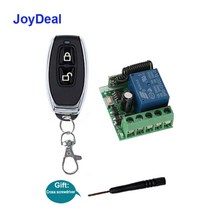 소방압력스위치 보일러순환모터 차압계 차압센서 보일러 JoyDeal 433Mhz 52, 1 RC 및 1 수신기
