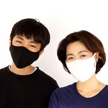 셀러허브_리빙 [들꽃잠]풍기인견 다이마루 필터 입체마스크(낱개)여름용, 블랙