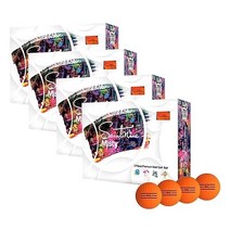 세인트나인 미스티 골프공(십여개), Orange 4 Set