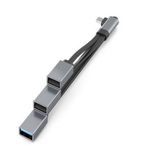 Type-C Otg Cable One For Three Hubs Mobile Phone And Tablet Connected To U Disk Hard Mouse Keyboard, 한개옵션0
