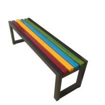 야외용벤치 공원 평벤치 의자 주물 철재 버스정류장, 1.2m(블랙 프레임) 월넛 색상