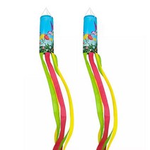 2pcs windsock windsock 다채로운 매달려 장식 UV 저항 방지 비바람에 견디는 정원 윈드 록 야외 매달려, 하나, 보여진 바와 같이