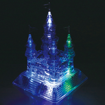 에코에듀 영재 어린이 크리스탈 퍼즐 불빛나오는성, 2개