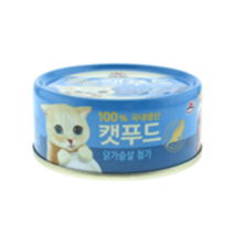 사조 캣푸드 간식캔 생선, 닭가슴살, 23개입