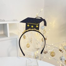 학사모 펠트 머리띠 도매 졸업 입학 파티 소품 기념일 꾸미기 셀프