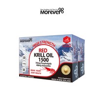 뉴질랜드 모에버 RED 크릴오일 1500mg 30캡슐 x2, 2box