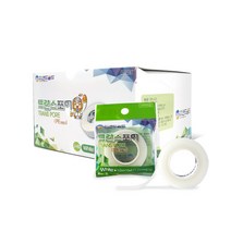 밴드골드 트랜스포어 PE반창고 투명반창고 2.5cm 개별포장, 12개