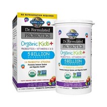 Garden of Life 아동 이뮨 유산균 Immune Digestive 30츄 Dr. Formulated Kids+ Vitamin C & D, Shelf Stable, Berry Cherry_30 Count (Pack of