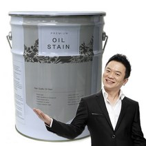 프리미엄 오일스테인 20L 원목 가구 목재 나무 오일 오일스텐 목재용 데크 페인트, 투명, 1개