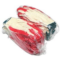 STIX 반코팅 면장갑, 20개입, 혼합 색상