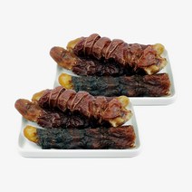 [국내산] 저지방 저알러지 곱창말은돼지꼬리 빈혈개선과 면역력에 도움되는 강아지수제간식, 2개