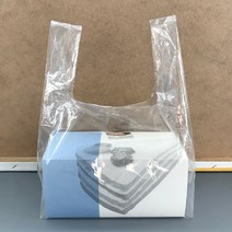 [소행섬] 무지 PE 비닐 쇼핑백 U형 (테이크아웃 매장비닐쇼핑백 상자쇼핑백 답례품 선물포장), U55, 1000개