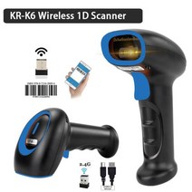 유선 USB 바코드 리더기 및 무선 스캐너 2D QR 코드 PDF417 데이터 마트릭스 샵 인벤토리 지불 물류, KR-K6 Wireless 1D