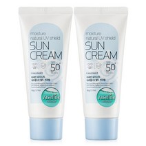 브랜드없음 바세린 내추럴 UV 쉴드 선크림 60g 2개+마스크팩 3매 / SPF50+ PA++++, 선택완료, 선택완료, 단품없음