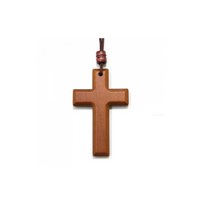 나무 십자가 목걸이 월넛 체리 기독교 선교 전도 용품 교회 악세사리 팬던트 선물