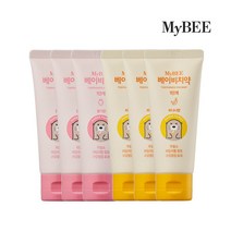 [마이비] 베이비치약 1단계(50g)(0~2세)x3개_향선택, 필수선택:마이비 아기치약1단계(바나나향) 3개, 바나나향