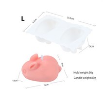 토끼 부활절 실리콘 금형 3D 토끼 비누 케이크 금형 DIY 수제 무스 초콜릿 양초 금형 양초 만들기 도구 Bakeware, BL