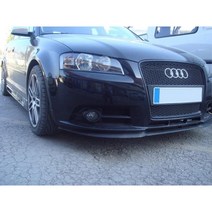 아우디 A3 A4 S3 S4 8p 8L 큐 프라 R 프론트 스포일러 범퍼 유로 립 유니버셜 PCs 바디 키트, 한개옵션0