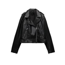 ZARA 페이크 레더 점퍼 자켓 3427760
