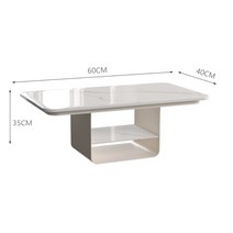 좌식테이블 거실 낮은 좌식 커피 창가 발코니 티 다용도 베란다 테이블 책상, 604035(설산백미백프레임)