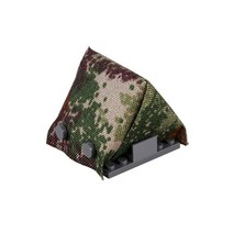 WW2 밀리터리 무기 빌딩 블록 위장 마칭 텐트 육군 필드 SWAT 팀 MOC 브릭 장난감, 26 Small tent green