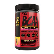 Mutant BCAA Thermo – 미립자 아미노산 및 에너지 지원 파우더 보충제제 - 285g 트로피컬 펀치