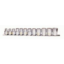 지니어스 핸드소켓세트 GS-412M 1/2SQx12종 2007788 소켓꽂이포함 소켓렌치 소켓세트 복스알 복스알세트 핸드소켓