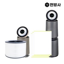 엘지 퓨리케어 알파 360 공기청정기 필터 세트 1년분, 없음