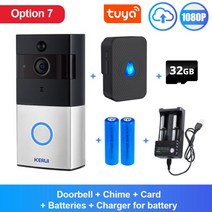 현관cctv 감사카메라 반려동물 cctv 무인카메라 kerui 야외, 협력사, 옵션 7, 영국 플러그