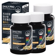 데일리프로 프리미엄 항산화 프로폴리스 플러스, 60캡슐, 3개