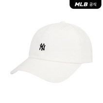 MLB [가격 인하] 나노로고 언스트럭쳐 볼캡 NY (IVORY)