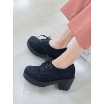 여성 명품 통굽 우레탄 로퍼단화 캐주얼정장 발편한 7cm