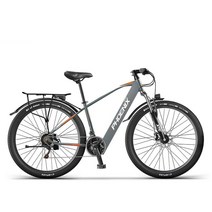 MONTHERIA 로드자전거 전기자전거 21단 전후 기계식디스크브레이크 26인치 A598-120, 10AH=30KM, 26인치 그레이A