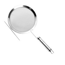 스테인리스강 여과망 가정용 약재 찌꺼기 밀가루 체, 100목-304 스테인리스강-18CM 직경