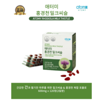 [애터미정품]6 4 2개월분 간건강을 위한 애터미 밀크씨슬(600mg x 120정), 120정(2달분)