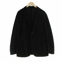 유니클로 블랙 면혼방 슬림블레이저 남자 7214