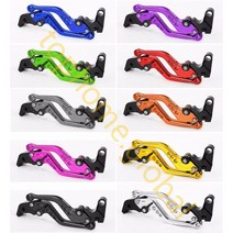 YAMAHA R3 R25 2014-2020 짧은 클러치 브레이크 레버 CNC ADJUSTABLE 10 COLORS 14.7CM 2015 2016 2017 2018 2019, Red