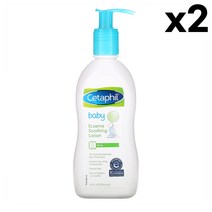 Cetaphil Baby Eczema Soothing Lotion 세타필 베이비 엑제마 수딩 로션 296ml 2팩, 1개