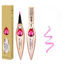 EPILYNX Dr. Liia - 보석 리퀴드 아이라이너 방수 얼룩 방지 섬세한 펠트 팁 오래 지속되는 비건 글루텐 프리 저자극성 라이너 펜 메이크업 패션 아이 핑크 801189, Fushia